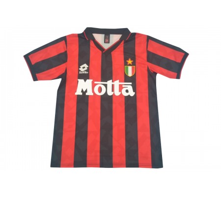 AC Milan 93/94 Home Red&Black Soccer Jersey